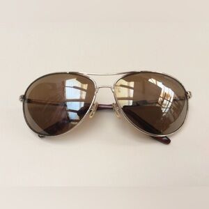 Giorgio Armani Brown Aviator Sunglasses